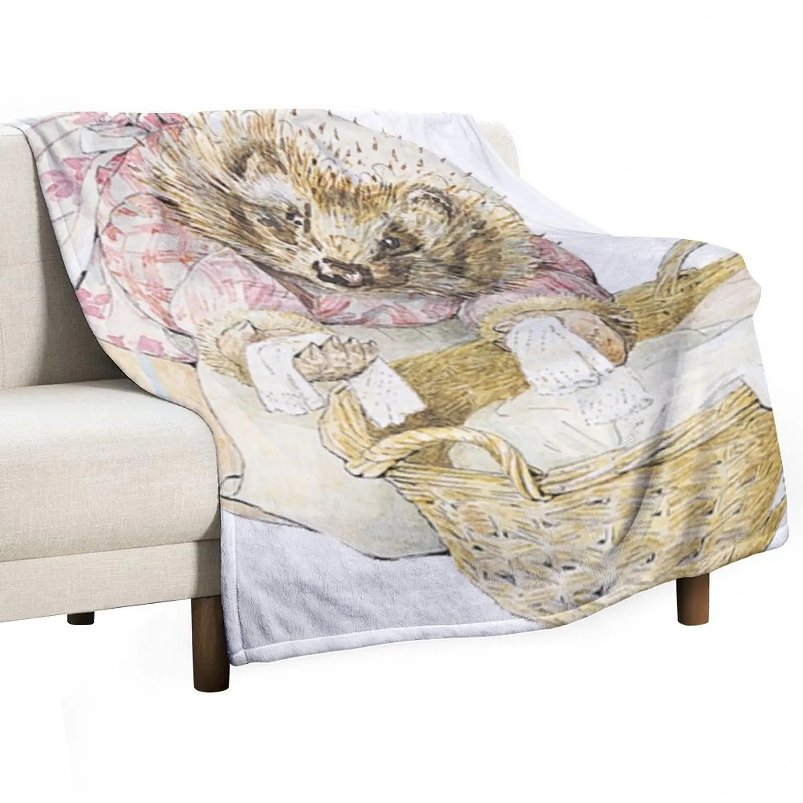 Беатрикс Поттер Mrs. Tiggy Winkles Иллюстрация Плед Декоративные диваны Среда Одеяла