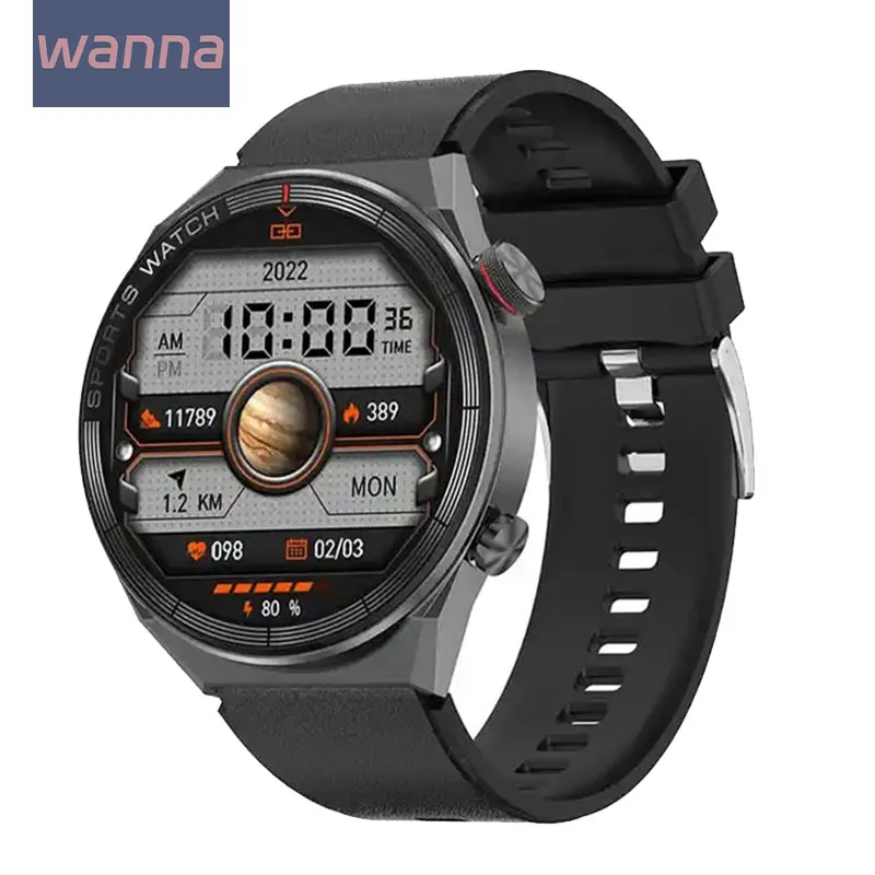 

Wireless Charging Reloj DT3 Mate Smart Watch 1.5" NFC BT Call Voice Assistant Fitness Tracker with Blood Pressure and Heart Rate