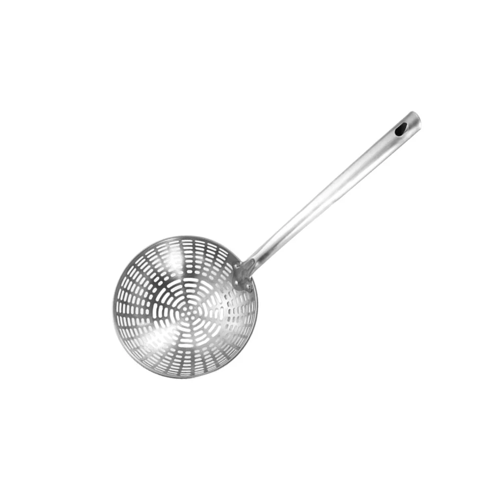 

Strainer Spoon Skimmer Ladle Cooking Kitchen Pasta Spaghetti Colander Slotted Oil Spider Metal Frying Scoop Pot Spoons Fat Mesh