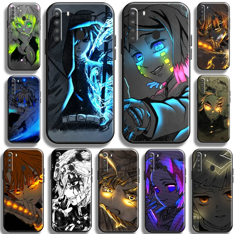 

Demon Slayer Agatsuma Zenitsu For Samsung Galaxy A21 A21S Phone Case Carcasa Coque Back Shockproof Funda Cases Black