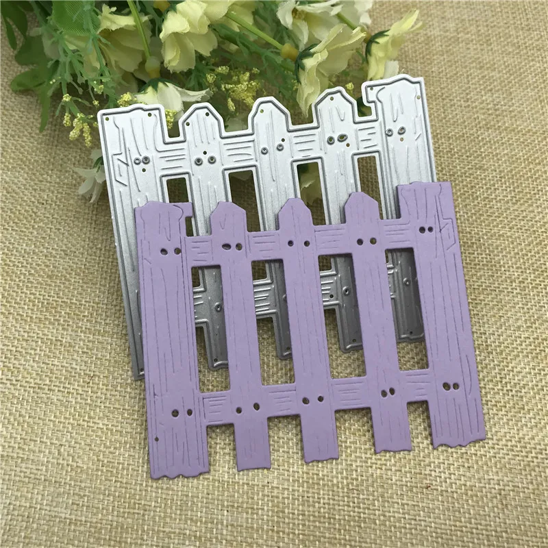 fence Metal cutting dies  mold Round hole label tag Scrapbook paper craft knife mould blade punch stencils dies