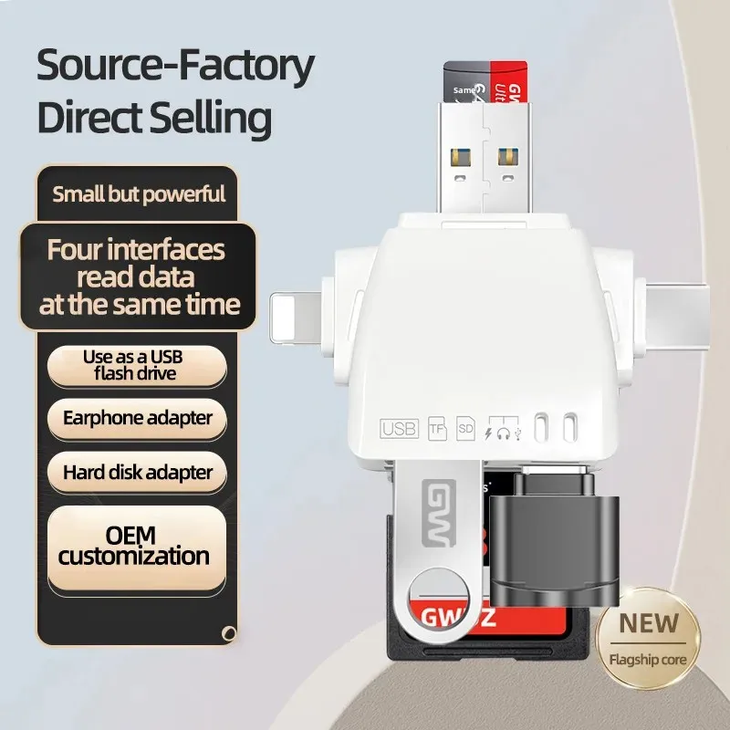 Многофункциональное USB-устройство чтения карт памяти мышь клавиатура жесткий