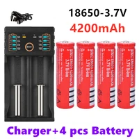 original 18650 batterie 37v 4200mah wiederaufladbare liion batterie f%c3%bcr led taschenlampe batery litio batterie usb ladeger%c3%a4t
