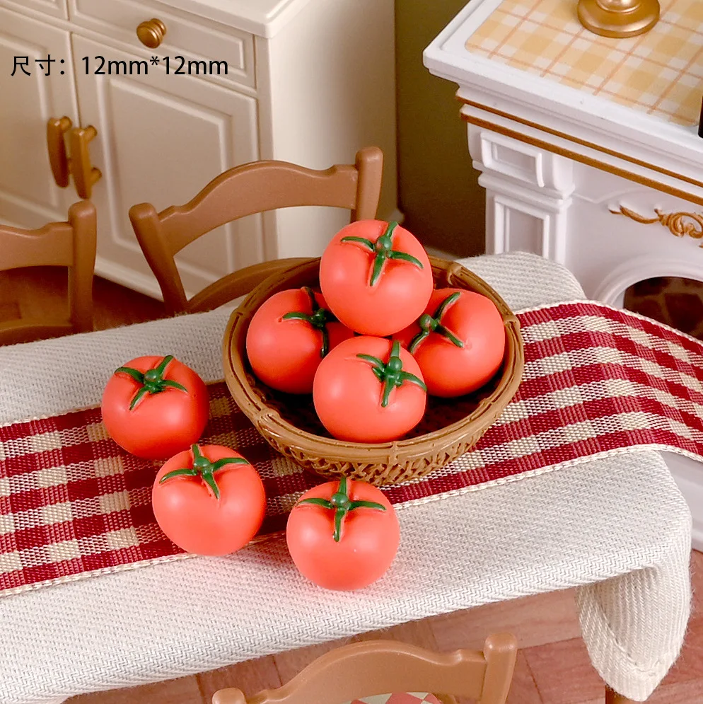 

Мини овощи из смолы для кукольного домика 5 шт