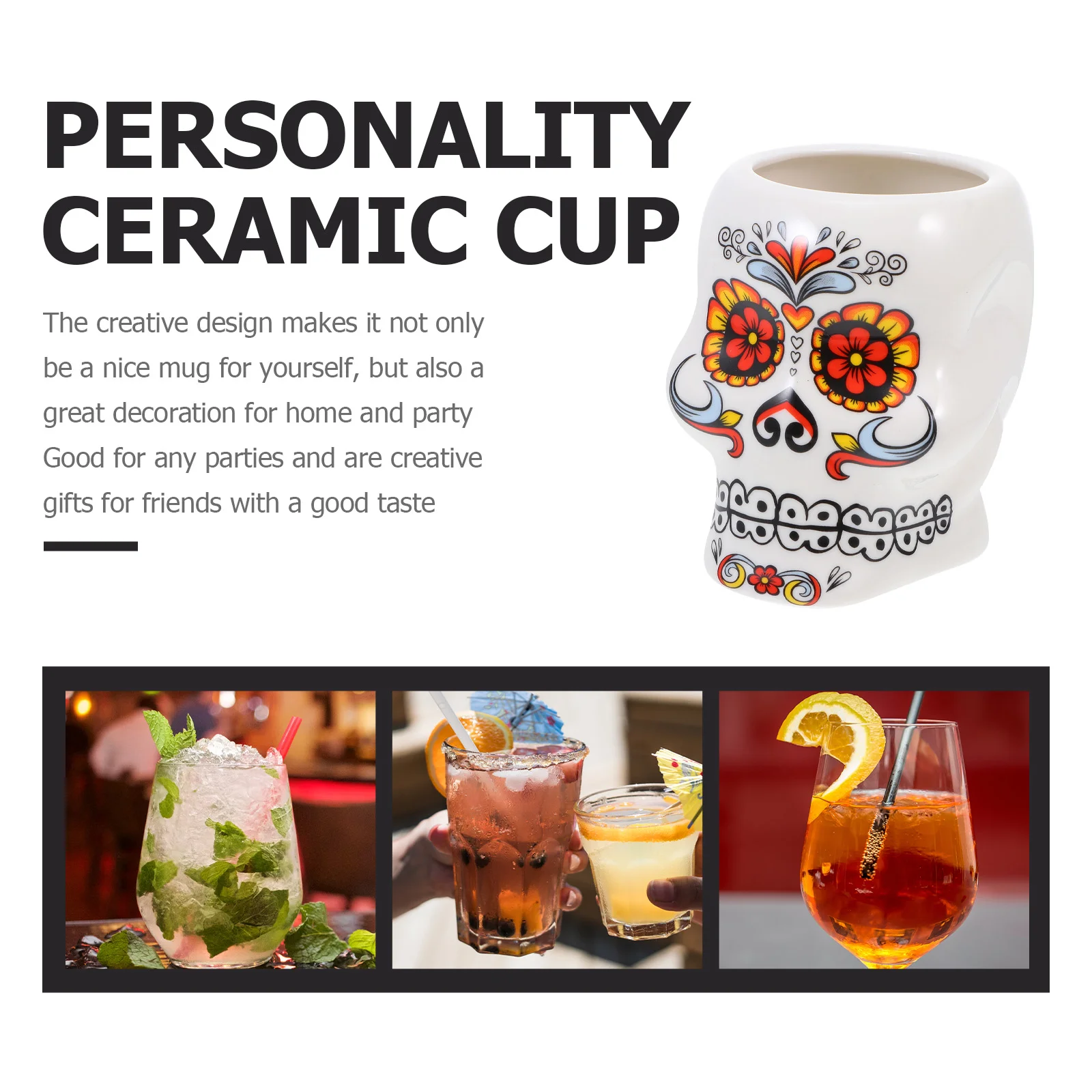

8 Mug Hawaii Party Ceramic Cup Party