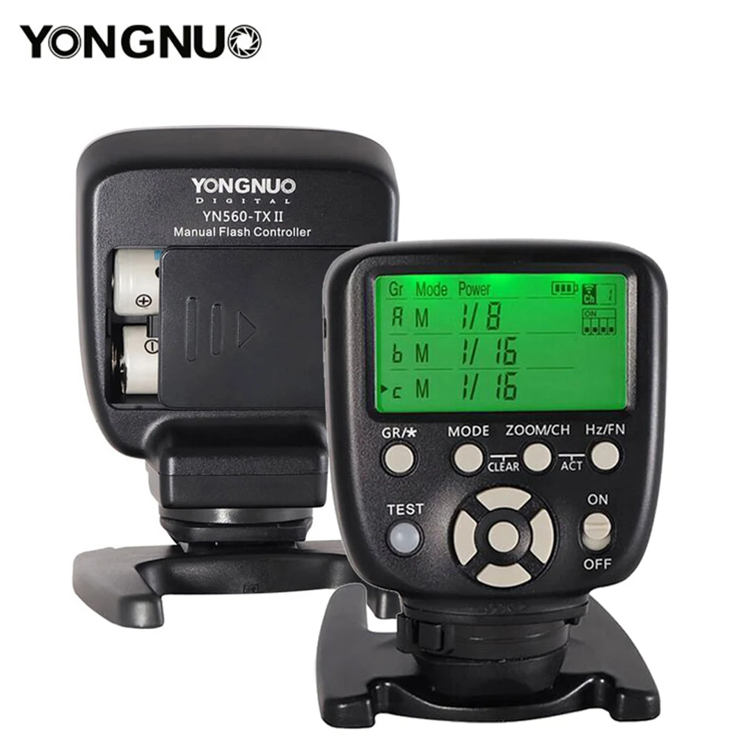 Фото Yongnuo YN560-TX II беспроводной контроллер триггера вспышки для Canon Nikon Sony YN560III IV YN660 YN968 YN860Li Speedlite RF603 RF605 №1