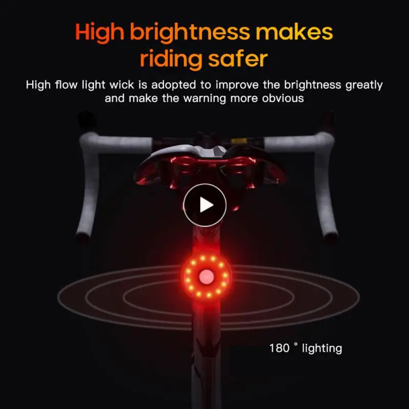 

Latest Bicycle Taillight USB Charging Waterproof Bicycle Rear Tail Light Safety Warning Lamp Red/white Light For Bike Seatpost