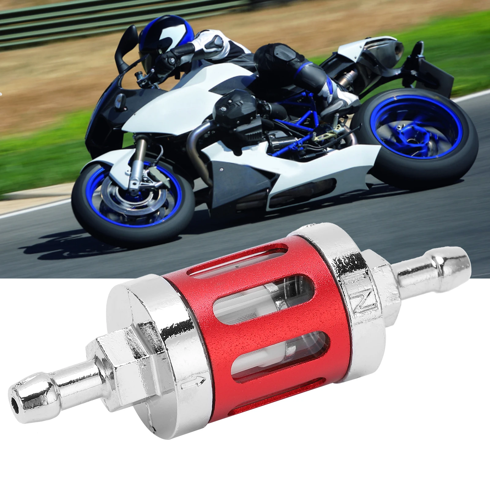 Элемент топливного фильтра Алюминиевый сплав Крышка Замена стекла для