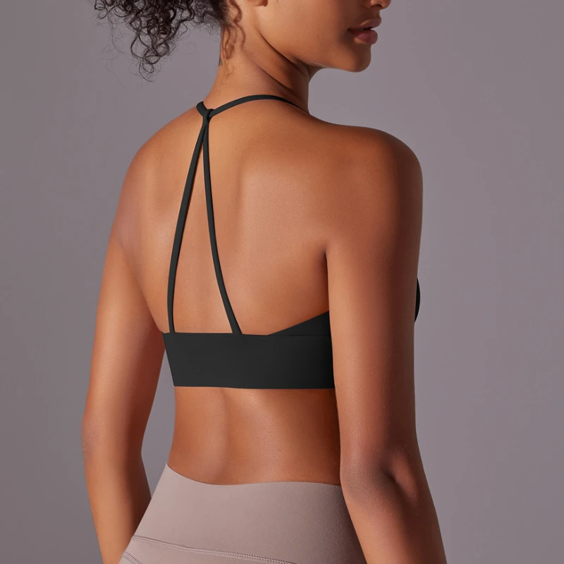 Новое женское нижнее белье спортивный бюстгальтер для йоги на открытом воздухе