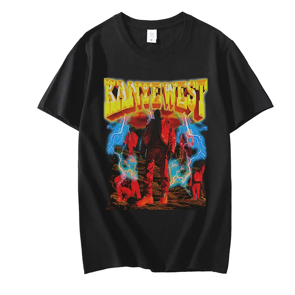 

Kanye West Vintage Graphic Men Women T-shirts Unisex Short Sleeve Harajuku Cotton Casual Tees Oversized T Shirt Streetwear Tops