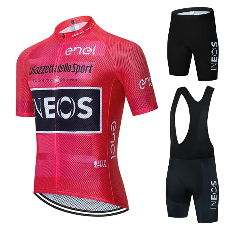 

INEOS Summer Cycling Jerseys Set Mountain Bike Cycling Clothing Breathable MTB Bicycle Sportswear Suit Man Cycling Clothes 2022