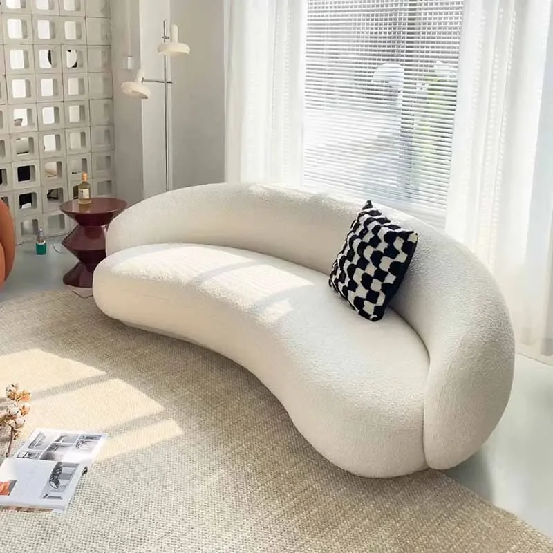 Ленивые диваны в скандинавском стиле расширяемые семейные современные с креслом