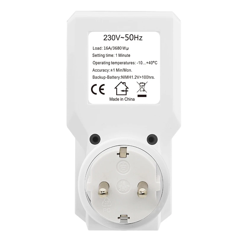 Цифровой таймер программируемая электронная розетка для синхронизации