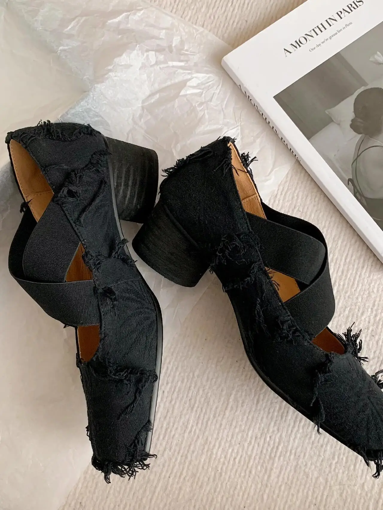 Женские балетки на среднем каблуке винтажные туфли плоской подошве с квадратным