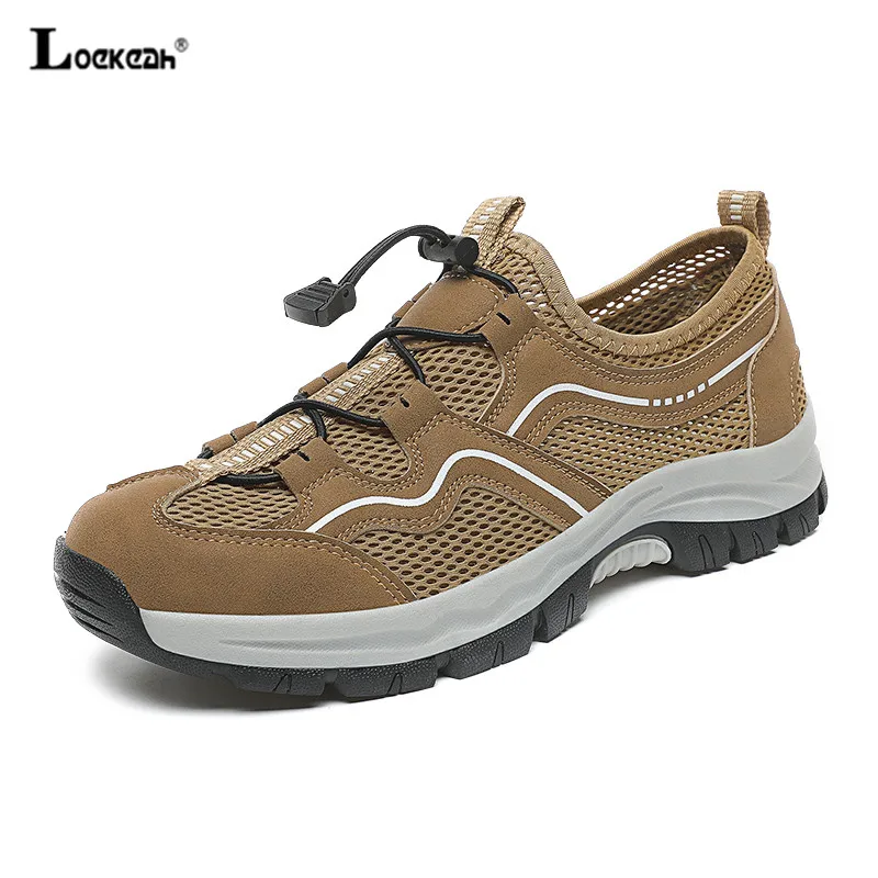 Breathable Sports Hiking Shoe Non Slip Comfortable Climbing Trekking Mountain Shoe Men Wear-resistant Outdoor Running Sneakers
