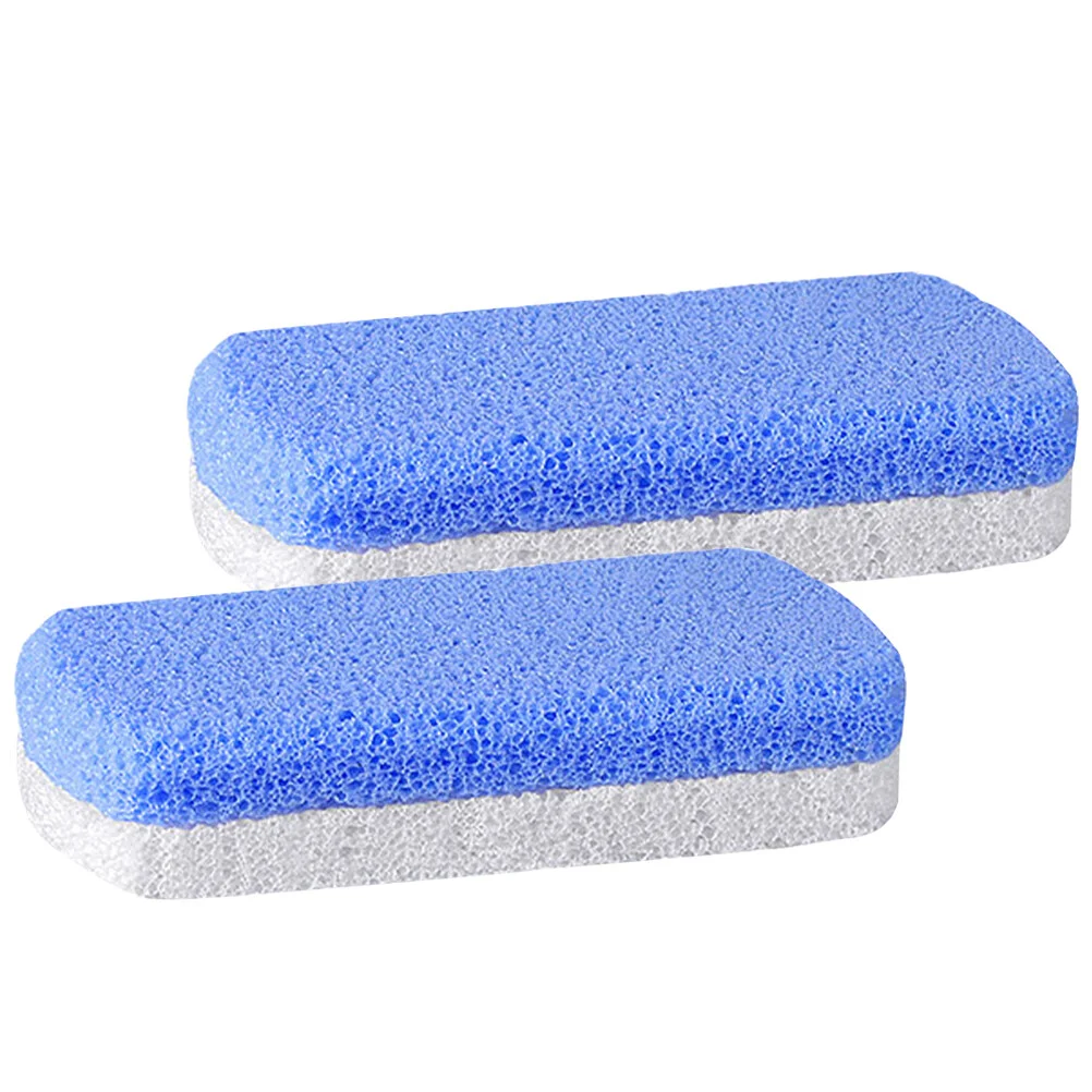 

2 Pcs Foot Rub Pedicure Tool Files Face Scraper Tool Scrubber Callus Remover Feet Foam Glass Pumice Stone Handheld Exfoliating