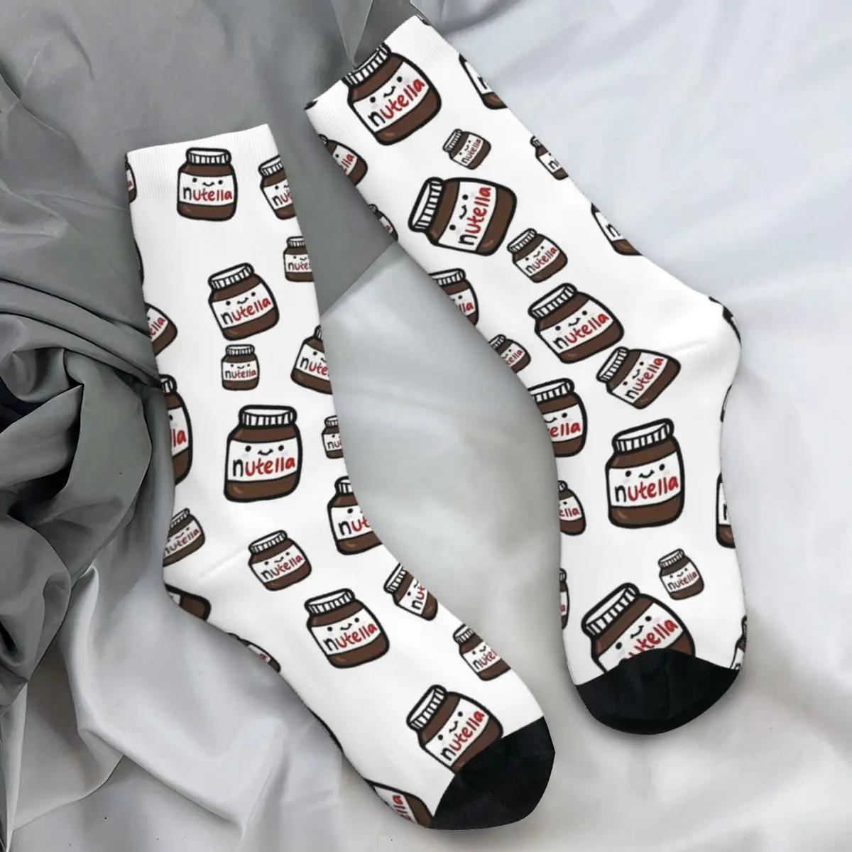 Италия Nutella шоколадная банка носки осенние итальянские чулки корейские мужские