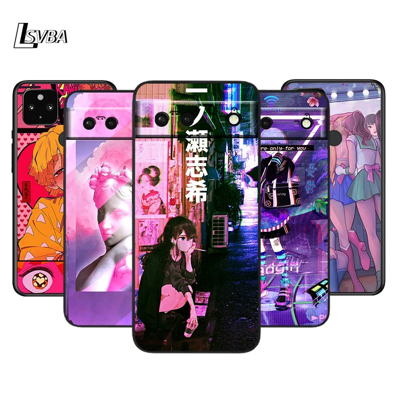 Vaporwave Glitch Anime для Google Pixel 7 6 5 5A 4 4A XL Pro Coque для LG Q60 V60 V50 V50S V40 V35 V30 ThinQ чехол для телефона Vaporwave Glitch Anime для Google Pixel 7 6 5 5A 4 4A XL Pro Coque для LG Q60 V60 V50 V50S V40 V35 V30 ThinQ чехол для телефона