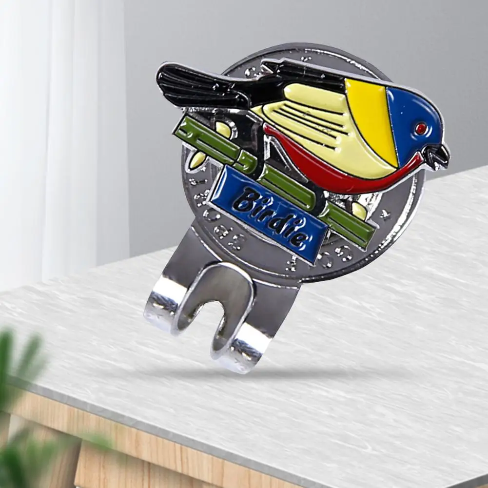 

Ball Hat Clip Animal Patterns Birdie Mark Multipurpose Ultra Light Golf Ball Marker Clip