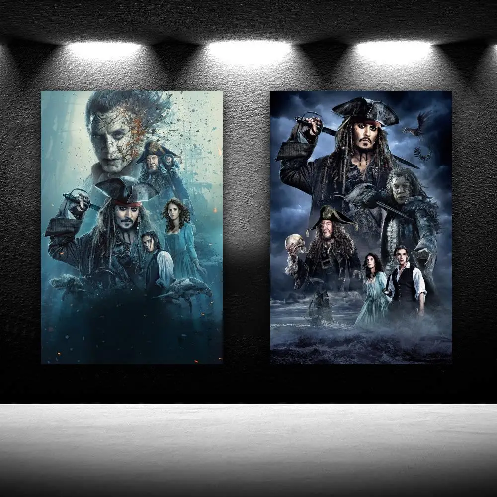 

Pirates of The Caribbean: On Stranger Tides Advanced Canvas Poster Bedroom Decor Sports Landscape Office Room Decor Poster Gift
