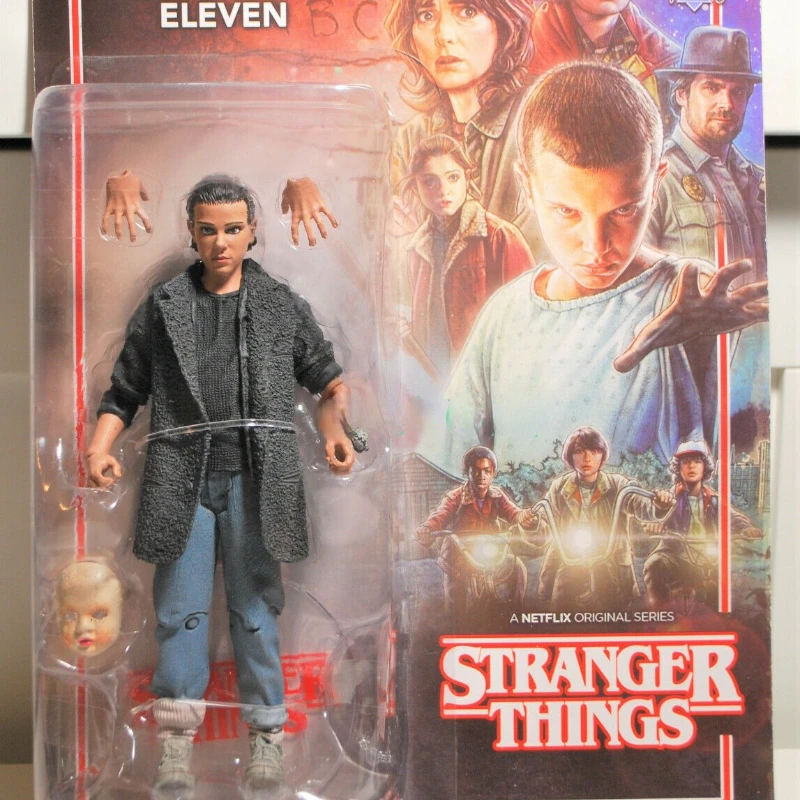 Stranger Things Punk 11 Eleven McFarland 7-inch movable doll model American TV series