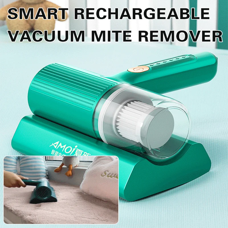 

20000PaWireless Bed Mite Remover Vacuum Cleaner Sofa Clean Anti Mites Handheld Mite Remover Brush for Bed Acaricide disinfection