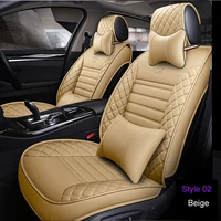 2018 hot sale pu car seat covers for honda accord crv xrv city crider vezel auto water proof protector cushion cover accessories