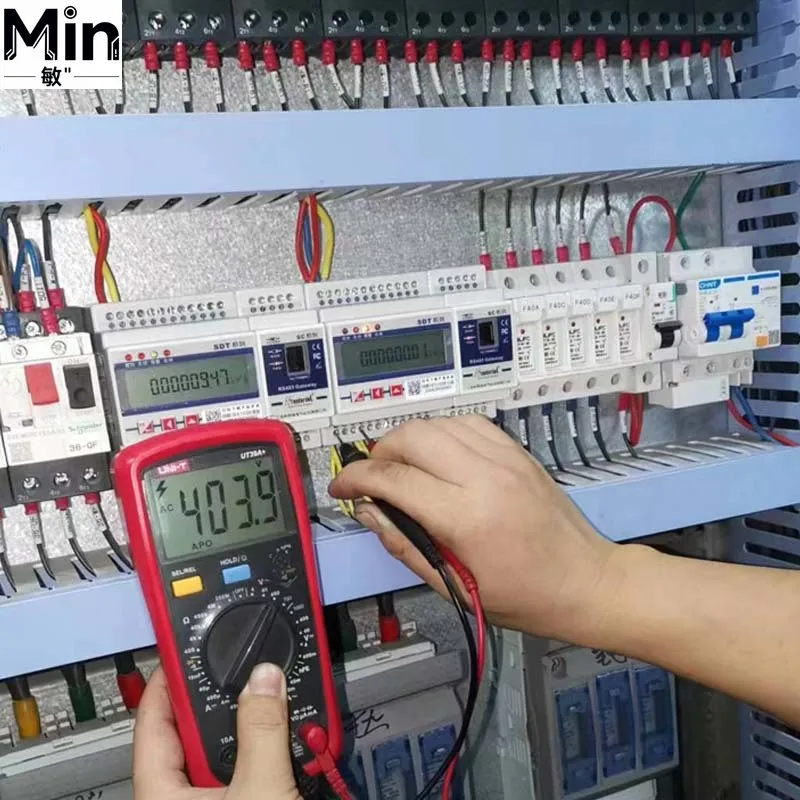 Фото Трехфазный счетчик энергии SDE430-C на DIN-рейку с точностью 0.5S, ModbusTCP Ethernet, ЖК-дисплей, 5А-600А №3