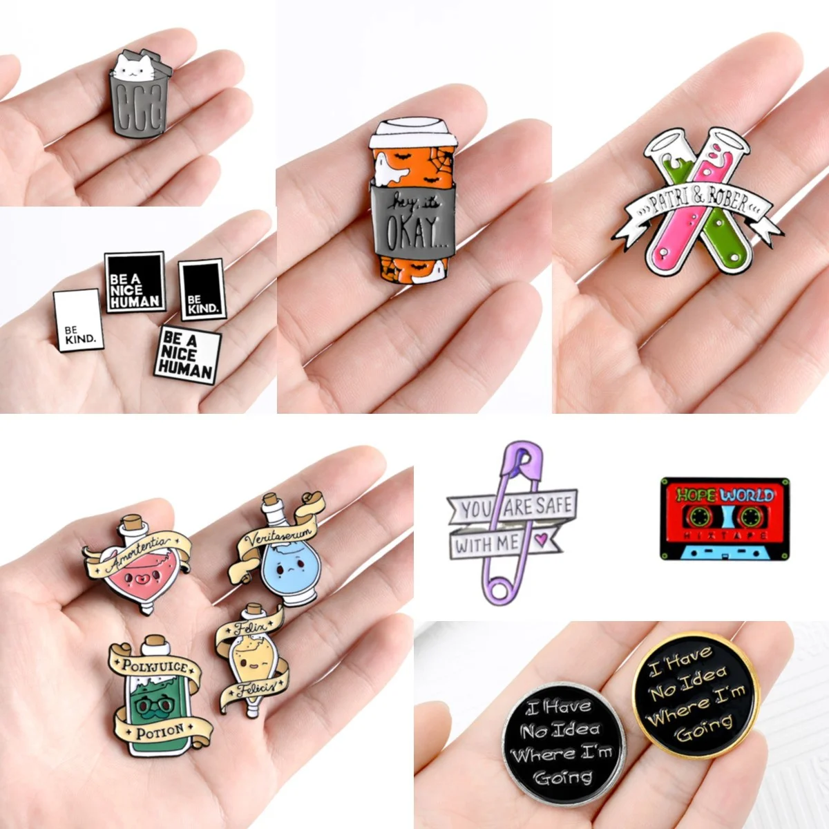 

Креативная брошь, модная эмалированная булавка, Волшебная бутылка, забавные короткие порции, Мультяшные значки на лацкан, подарок