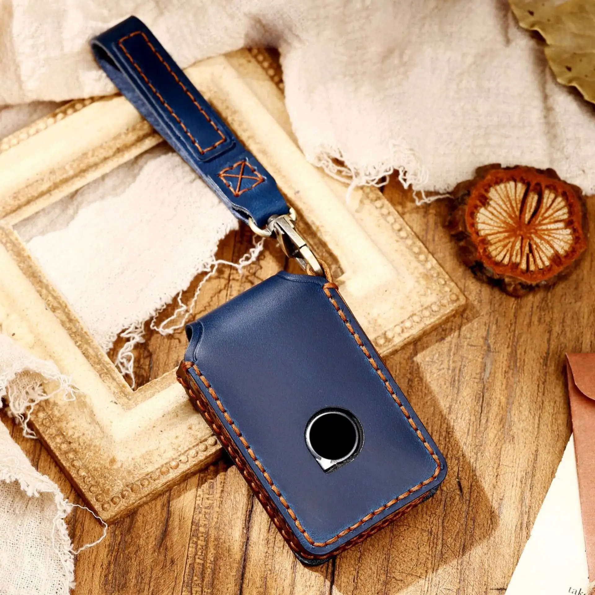 

Автомобильный умный ключ, чехол для Volvo XC40 XC60 S90 XC90 V90 2017 2018 T5 T6 2015 2016 T8, чехол-брелок из натуральной кожи