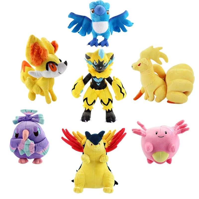 

Anime Pokemon Zyra Nine-Tailed Fox Home Children's Room Decoration Plush Toy Store Gifts for Girls Kawaii Pillows