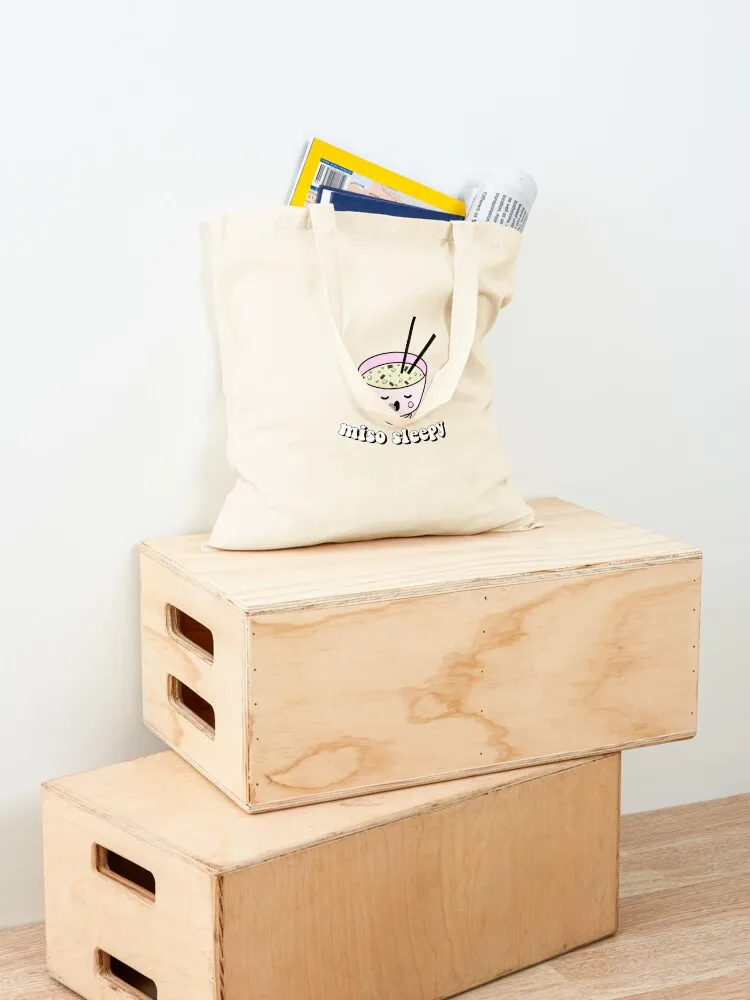 Miso Sley Tote Bag Тканевая сумка Сумки-тоут Эстетические многоразовые сумки для покупок