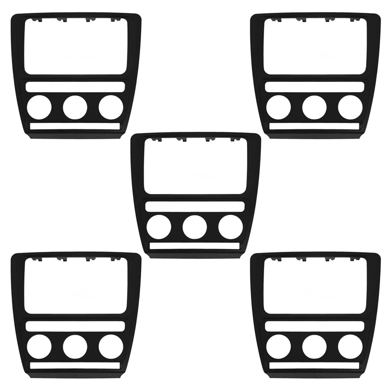 

5-кратный радиоприемник, панель приборной панели, рамка для Skoda Octavia (автоматический Aircon) 2004-2010, радио, Dvd, стерео, Cd панель