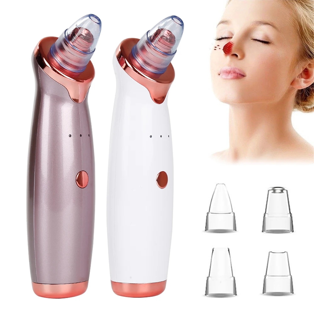 

Facial Remover Blackhead Face Deep Cleaner Remove Pore Acne Pimple Black Head Vacuum Suction with Moisture Tester Skin Care Tool