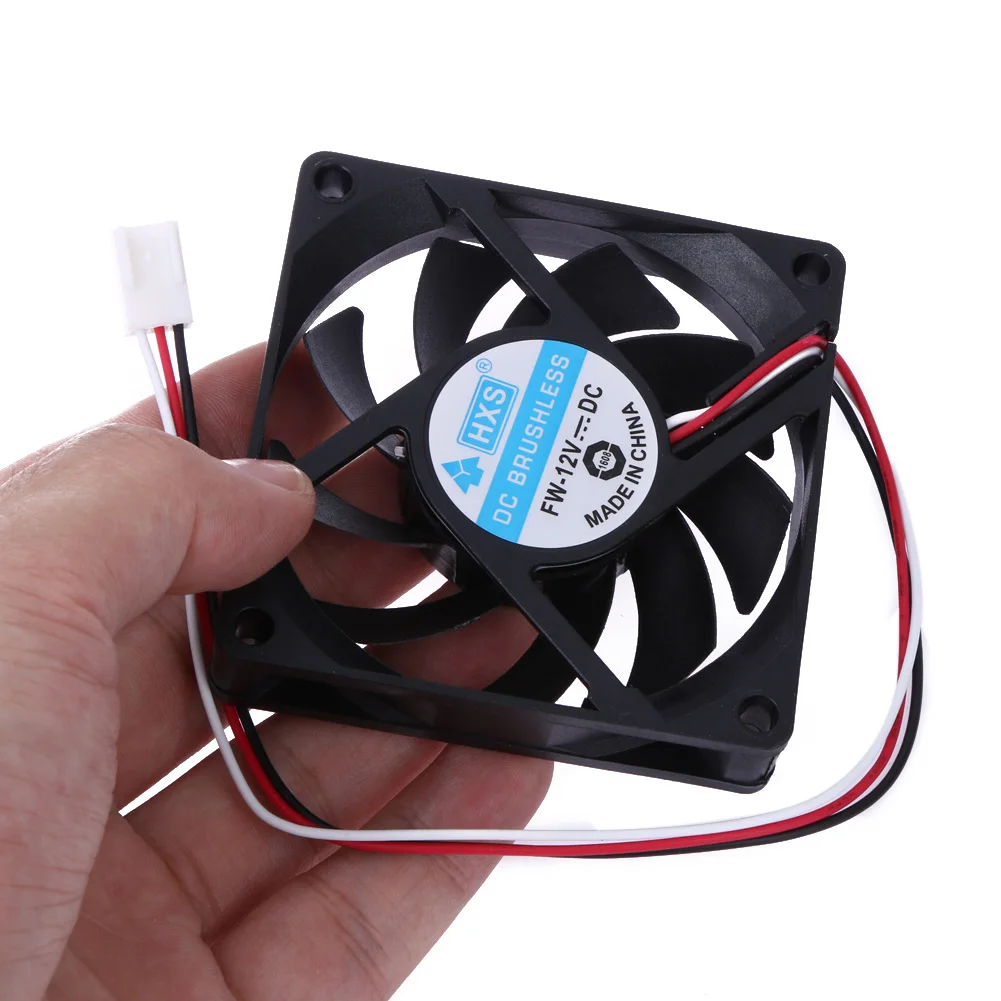 

70x70x15mm 3 Pins 12V DC Computer Cooling Fan PC Case CPU Heat Sink Cooler for K8 AMD replaceable Cooler Case Fan Low Noise