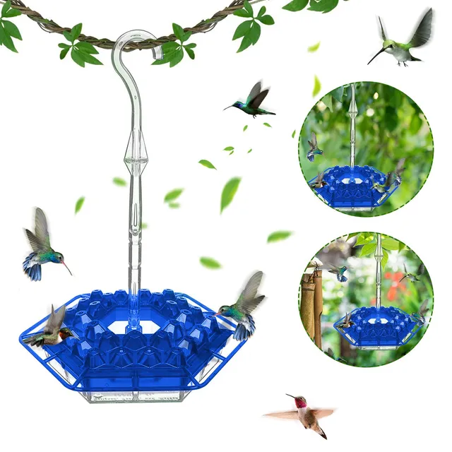Hummingbird Feeders for Outdoor Marys Hummingbird Feeder with Perch and Built-In Ant Moat Outdoor Bird Feeder Pet Bird Supplies 5