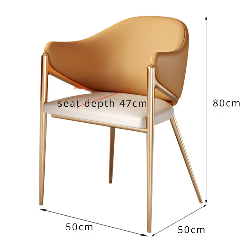 Подушка для спины обеденные стулья тканевая ручка изогнутые дизайнерские