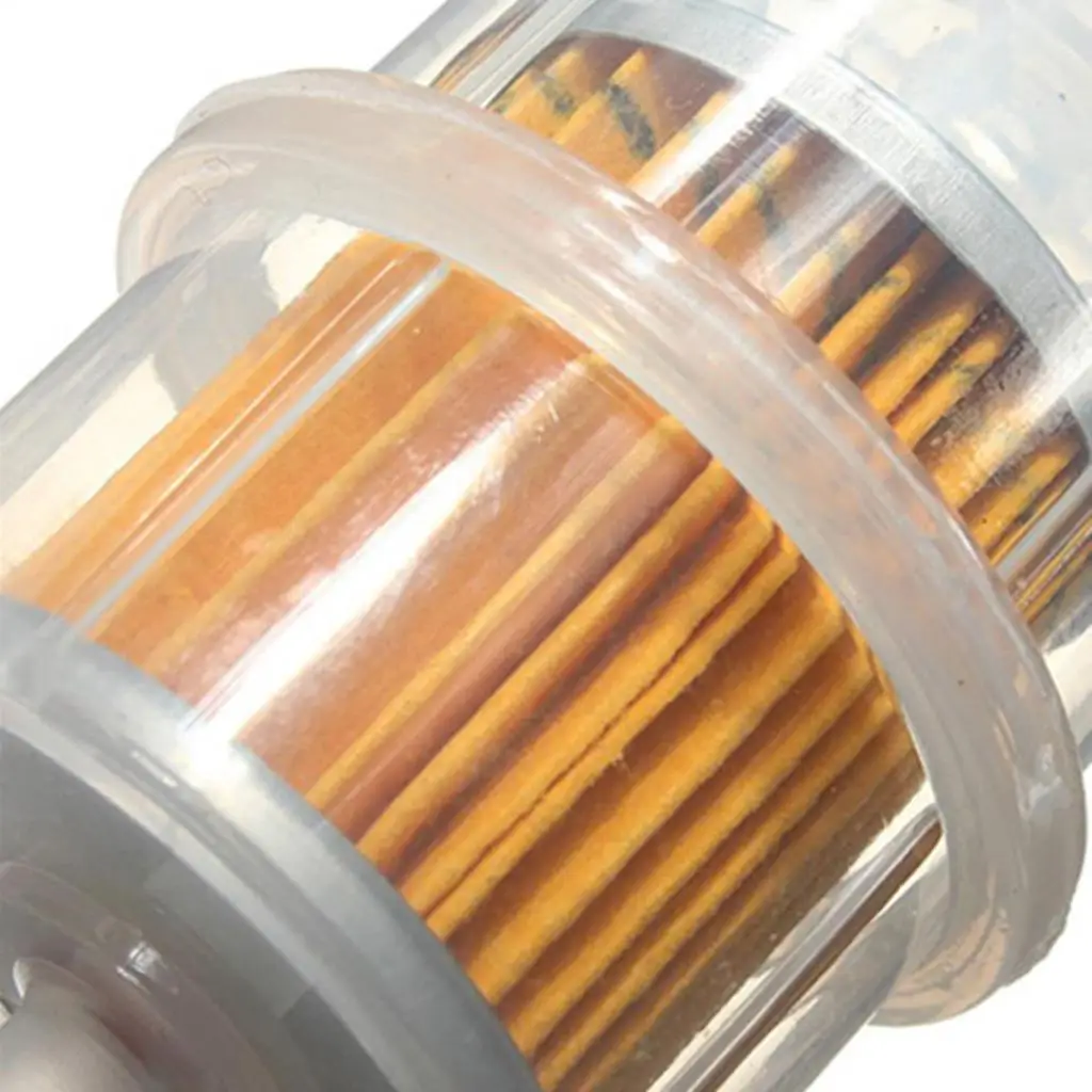 ü Car Auto Motorcycle Inline Petrol Fuel Filter Pasuje do rur 6mm 8mm1/4'' 5/16'' Wąż