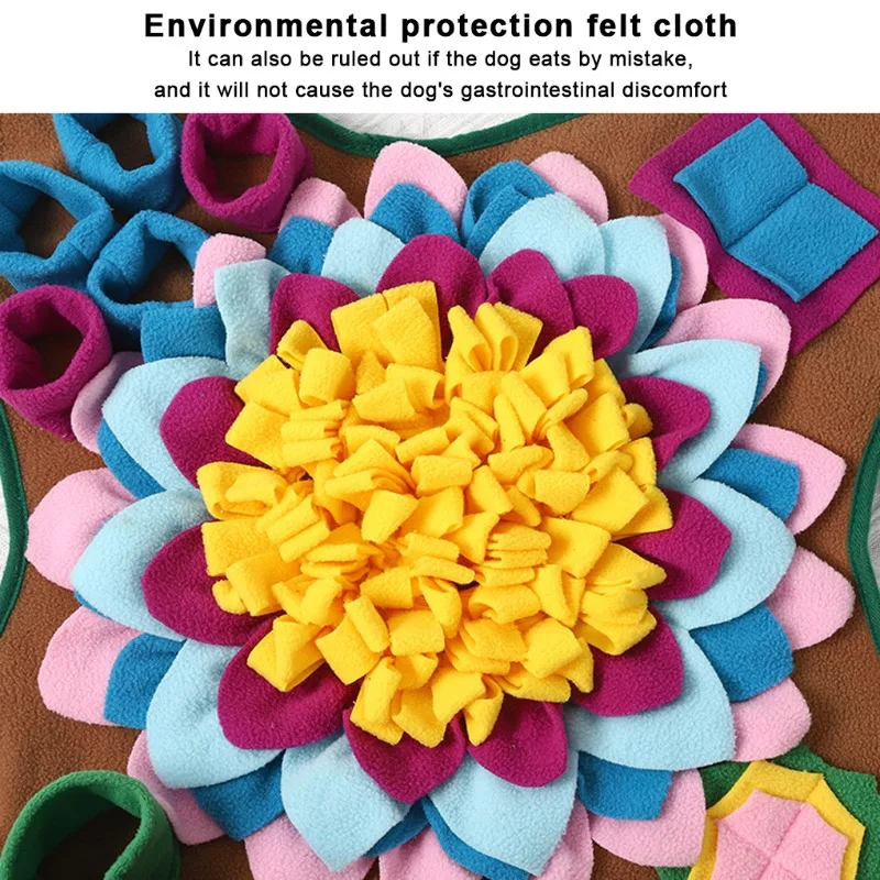 

Pet Sniffing Pad Anti-choking Food Blanket Hiding Food Training Intelligence Dog Toys Interactive Stress Relief Boredom Relief