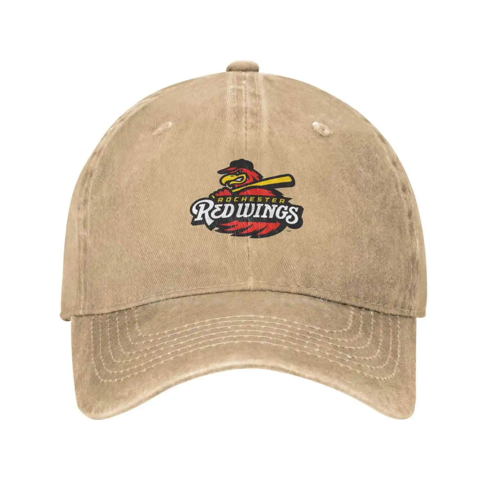 

Rochester Red Wings Logo Fashion quality Denim cap Knitted hat Baseball cap