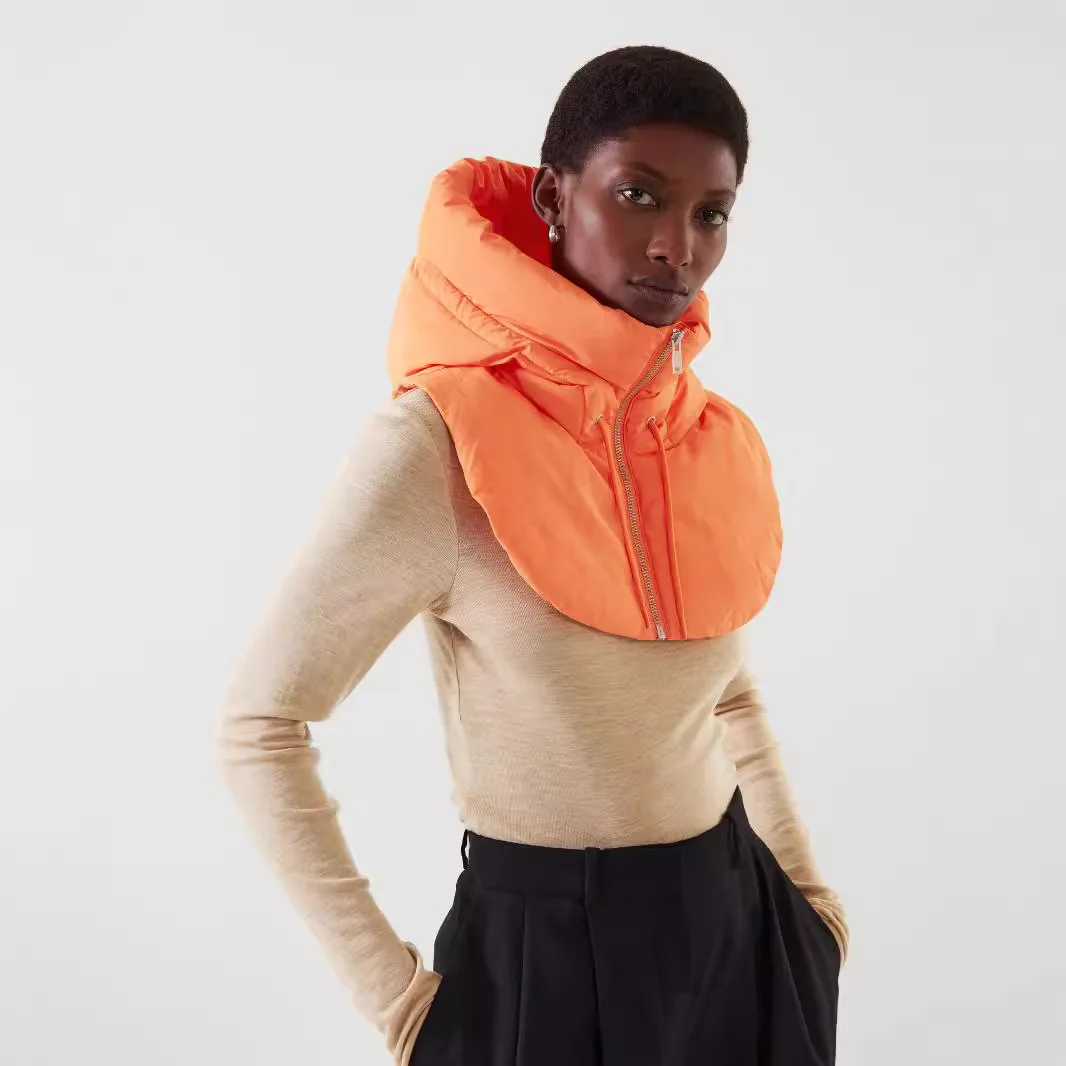 Осень-зима 2024 модные универсальные аксессуары для одежды небольшой жилет с