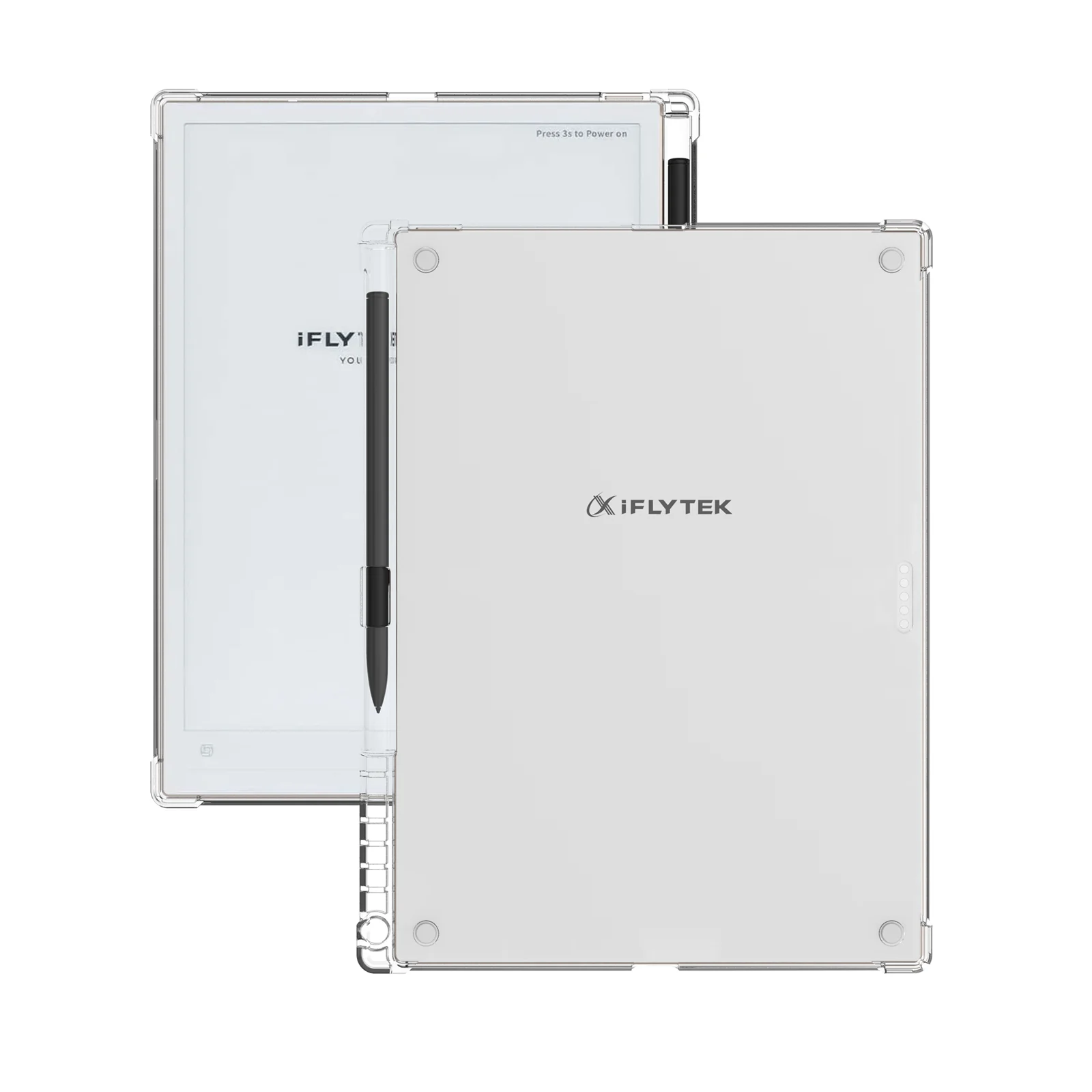 Фото Прозрачный чехол для iFlytek AINOTE 2. |   Встроенный держатель для ручек |   Тонкий и легкий |   против царапин |   Мягкая задняя крышка из ТПУ №2