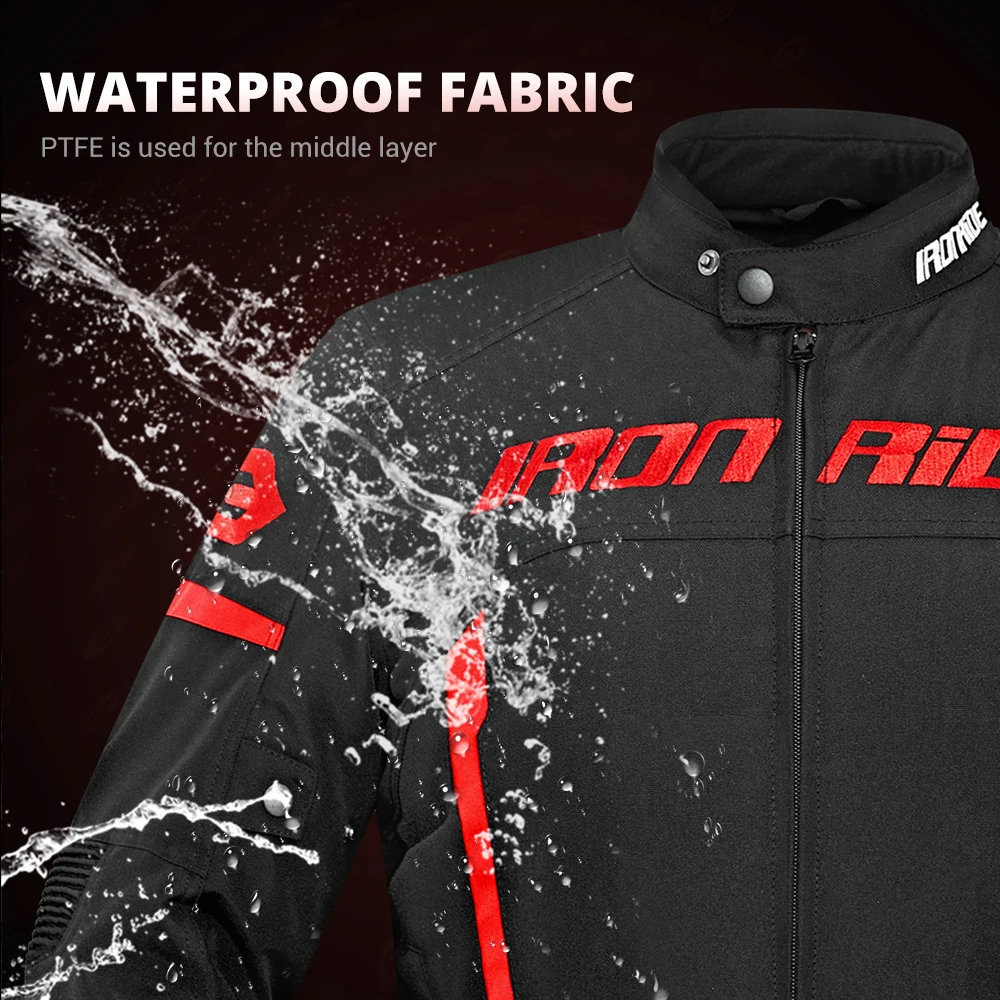 Motocross Jacket Pants Suit Waterproof Reflective Racing Jacket Four Seasons Motorcycle Jacket Removable Inner Lining Clothing enlarge