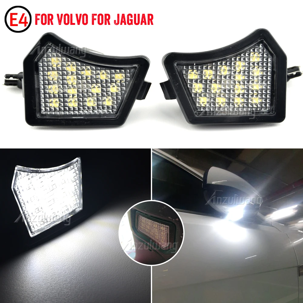 

2PCS LED License Number Plate Lamp For Volvo S60 S80 XC70 XC90 V50 V70 Jaguar XJ X350 X358 XF X250 X260 XE X760 White Canbus