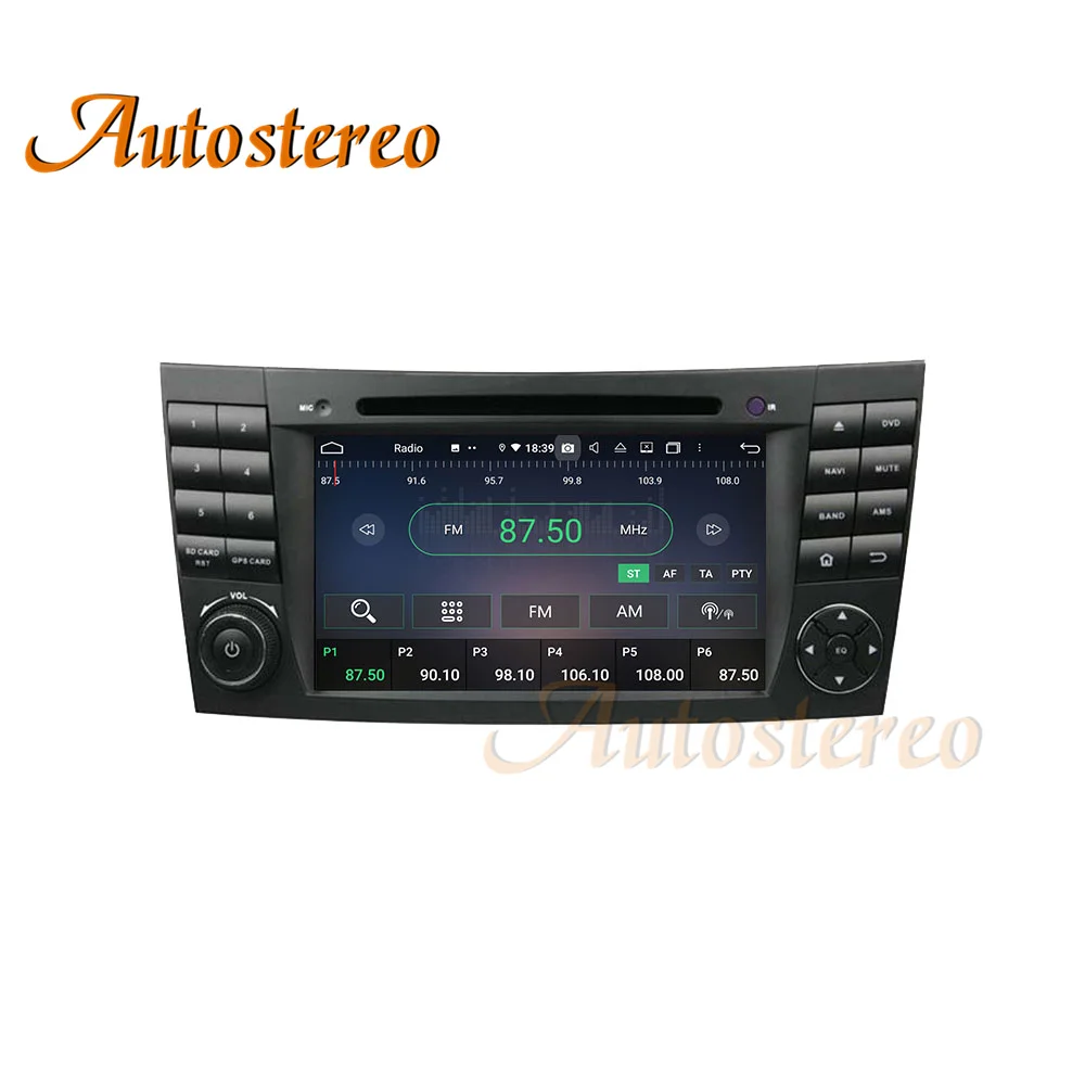 Android 13 128 ГБ Автомобильный радиоприемник Беспроводная Carplay GPS-навигация для Benz E-Class