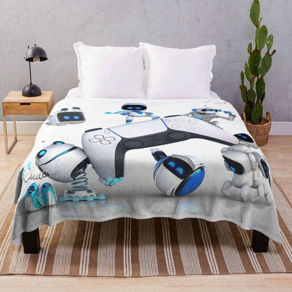 

Astrobot Flannel Bed Fluffy Warm Cozy Bakugo Mexican Throw Blankets