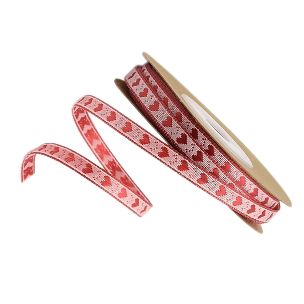 

Ribbon Gift Heart Wrapping Ribbons Valentine S Wired Red Satin Diy Day Crafts Packing Hearts Craft Wedding Christmas Bows White