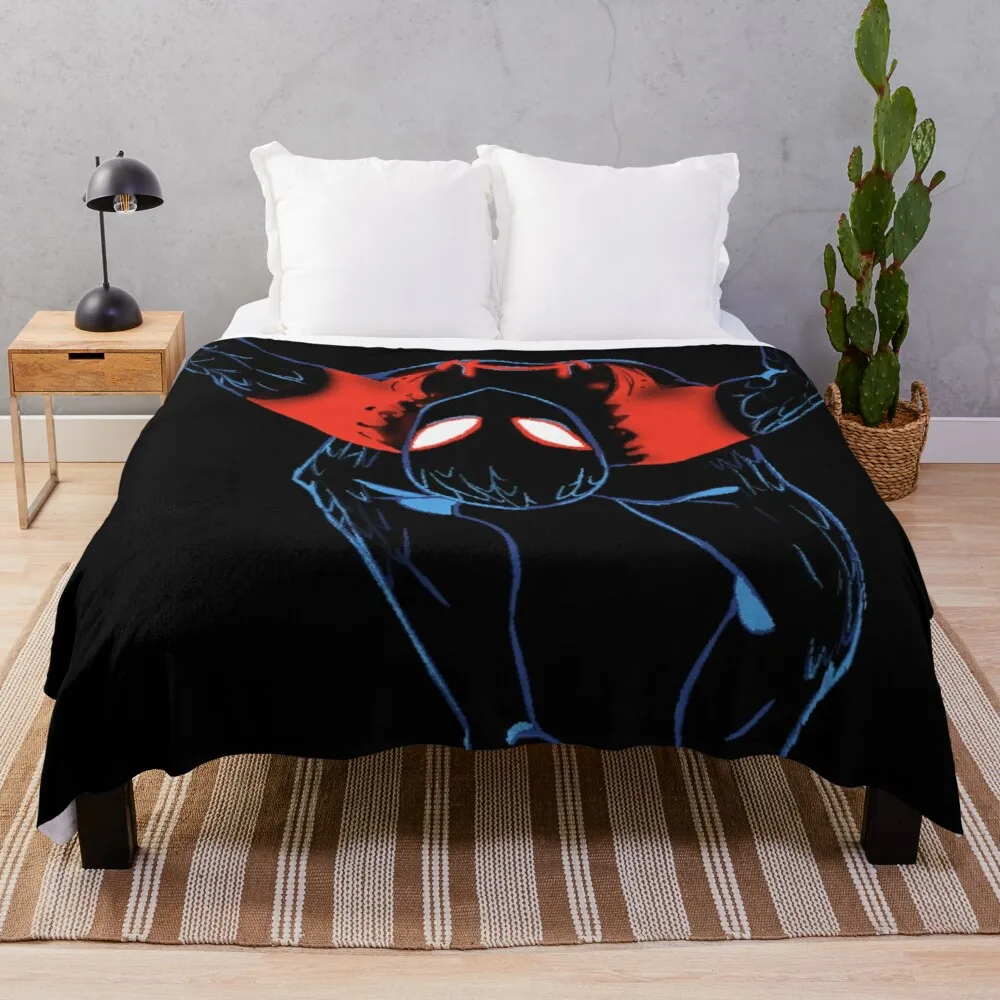

Spider Verse Miles Throw Blanket Thin Wadding Blanket Flannels Blanket