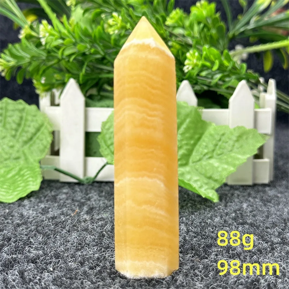 

Желтый шестигранный кальцит obelisk