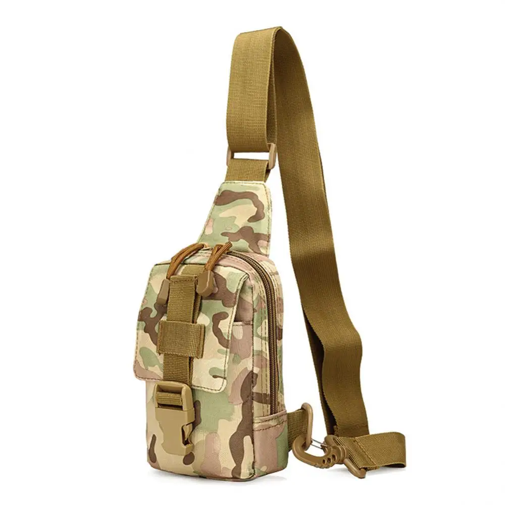 

Tactical Bag Chest Bags Single Shoulder Bag Outdoor Sports Riding Mobile Phone Bags Camouflage Tactics Pouch Camping Equipment